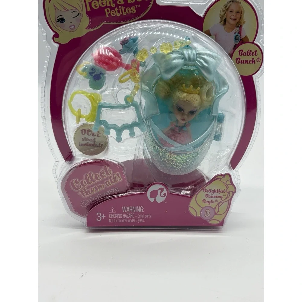Barbie Peek-a-boo Petites Delightful Dancing Dayla Blue Ballet Bunch 2008